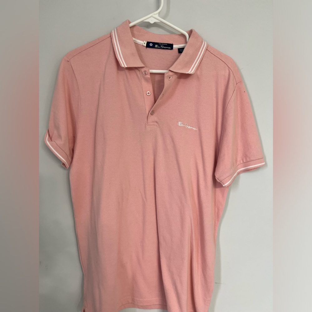 Ben Sherman polo - pink Size M